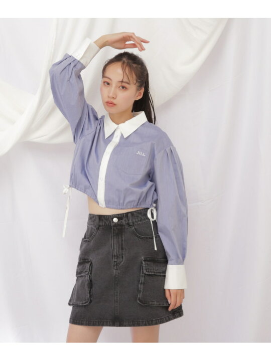 楽天市場】【SALE／30%OFF】ロゴ入りウエストリボンシャツ JILL by 