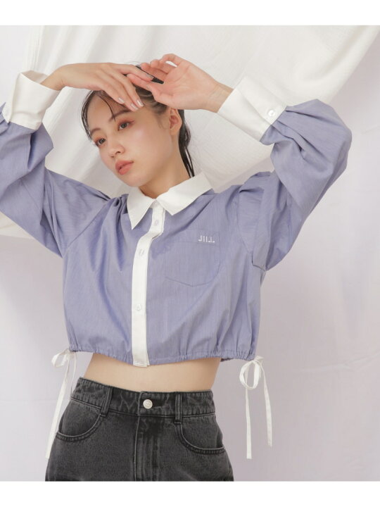 楽天市場】【SALE／30%OFF】ロゴ入りウエストリボンシャツ JILL by 