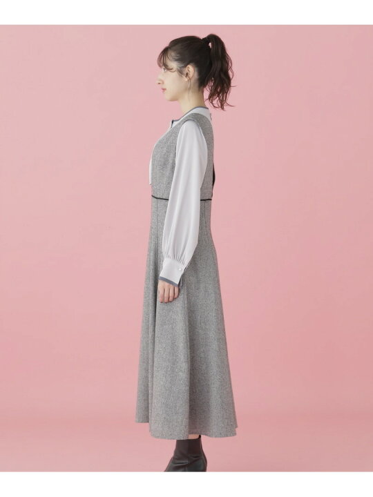 楽天市場】【SALE／30%OFF】パイピングラメツィードジャンスカ JILL by 