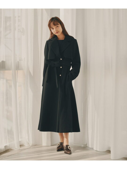 楽天市場】【SALE／50%OFF】パールボタンウールトレンチコート JILL by 