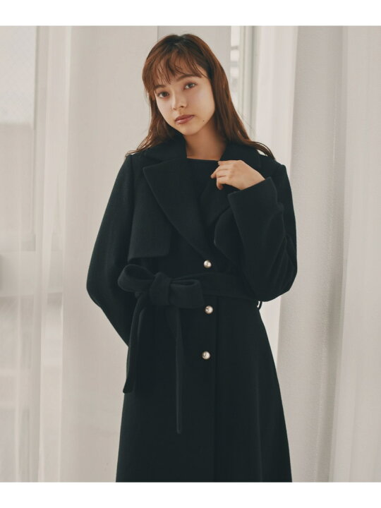 楽天市場】【SALE／50%OFF】パールボタンウールトレンチコート JILL by 