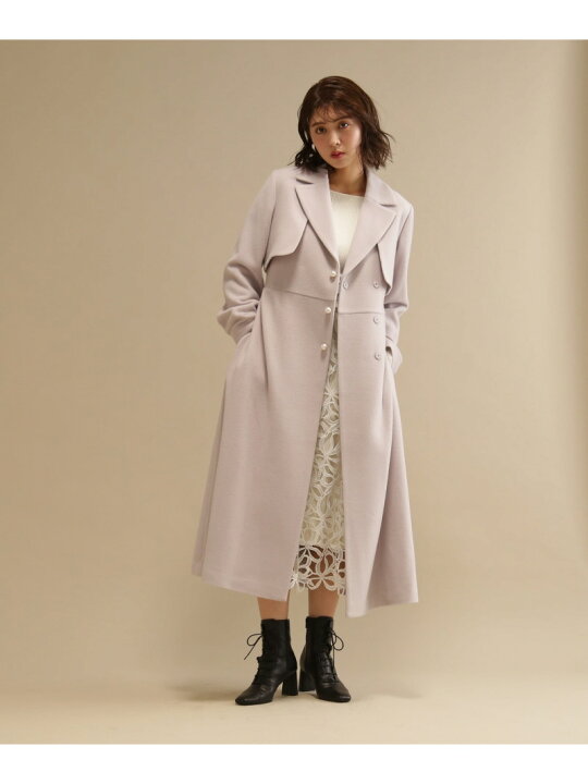 楽天市場】【SALE／50%OFF】パールボタンウールトレンチコート JILL by 