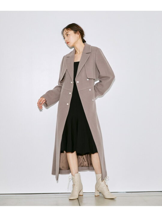 楽天市場】【SALE／50%OFF】パールボタンウールトレンチコート JILL by 