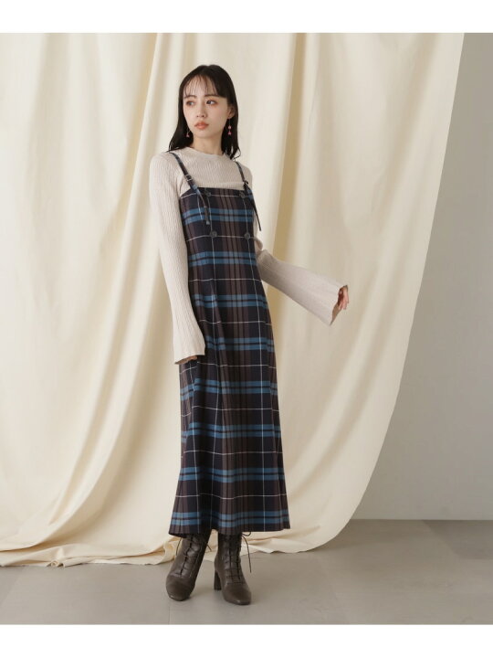 楽天市場】オリジナルタータンチェックワンピース JILL by JILL STUART  