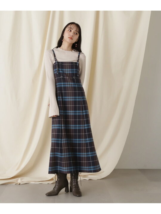 楽天市場】オリジナルタータンチェックワンピース JILL by JILL STUART 