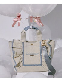 フレームフリルトート小 JILL by JILL STUART ジル バイ ジル スチュアート バッグ その他のバッグ ピンク ホワイト ブラック【先行予約】*【送料無料】[Rakuten Fashion]