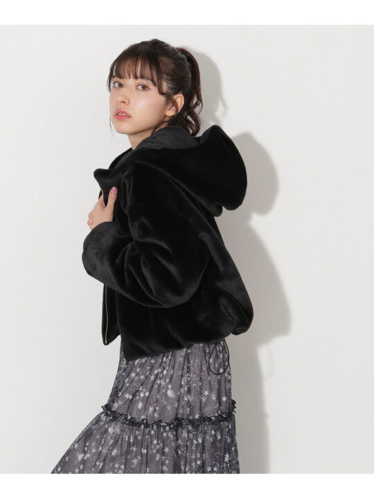 楽天市場】【SALE／30%OFF】フェイクファーフーディー JILL by JILL 