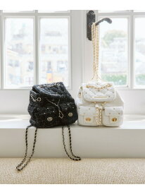 ビジューミニリュック JILL by JILL STUART ジル バイ ジル スチュアート バッグ その他のバッグ ホワイト ブラック【送料無料】[Rakuten Fashion]