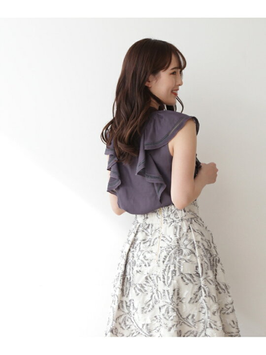 楽天市場】【SALE／50%OFF】◇ピンタックフリルブラウス JILL by JILL 