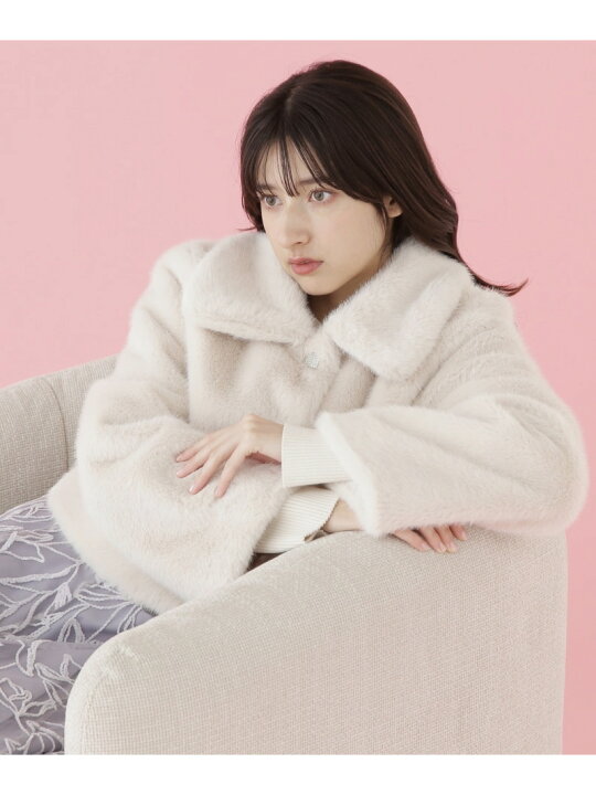 楽天市場】【SALE／30%OFF】フェイクファーショートコート JILL by  