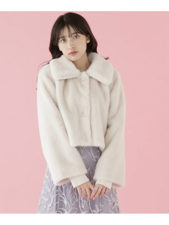 楽天市場】【SALE／30%OFF】フェイクファーショートコート JILL by 