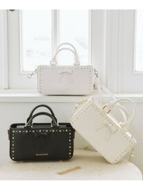 スタッズリボンバッグ JILL by JILL STUART ジル バイ ジル スチュアート バッグ その他のバッグ ピンク ブラック ホワイト【送料無料】[Rakuten Fashion]