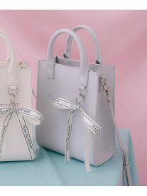 チャーム付きミニトートバッグ JILL by JILL STUART ジル バイ ジル スチュアート バッグ その他のバッグ ピンク ブラック ホワイト ブルー【先行予約】*【送料無料】[Rakuten Fashion]
