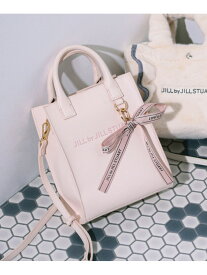チャーム付きミニトートバッグ JILL by JILL STUART ジル バイ ジル スチュアート バッグ その他のバッグ ピンク ブラック ホワイト ブルー【先行予約】*【送料無料】[Rakuten Fashion]