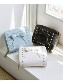 スタッズリボンウォレット JILL by JILL STUART ジル バイ ジル スチュアート 財布・ポーチ・ケース 財布 ピンク ブラック ブルー【送料無料】[Rakuten Fashion]