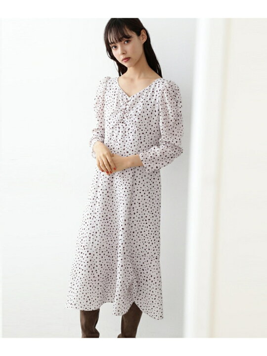 楽天市場】【SALE／50%OFF】ドットマーメイドワンピ JILL by JILL 