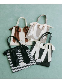 ダブルリボントートバッグ JILL by JILL STUART ジル バイ ジル スチュアート バッグ その他のバッグ ホワイト ブラウン ブラック【送料無料】[Rakuten Fashion]