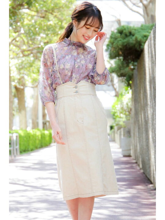 楽天市場】【SALE／30%OFF】ストラップデニムスカート JILL by JILL  