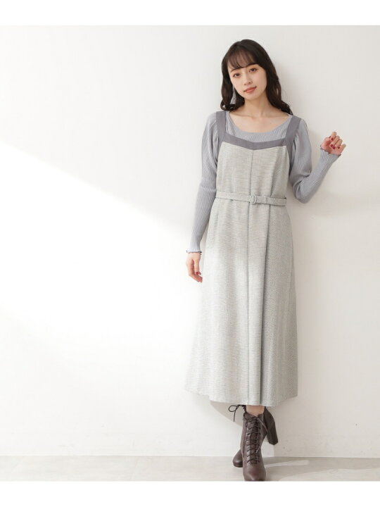 楽天市場】【SALE／50%OFF】パイピングツイードワンピース JILL by  