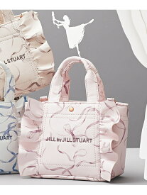 ＜フリルトートミニ＞フルイドリボンプリント JILL by JILL STUART ジル バイ ジル スチュアート バッグ その他のバッグ ホワイト ピンク ブルー【先行予約】*【送料無料】[Rakuten Fashion]