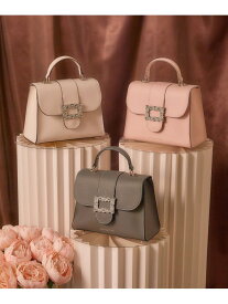 ビジューバックルワンハンドルバッグ JILL by JILL STUART ジル バイ ジル スチュアート バッグ その他のバッグ ピンク グレー ホワイト【送料無料】[Rakuten Fashion]
