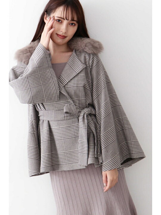 楽天市場】【SALE／50%OFF】クラシカルチェック&ヘリンボンコート JILL 
