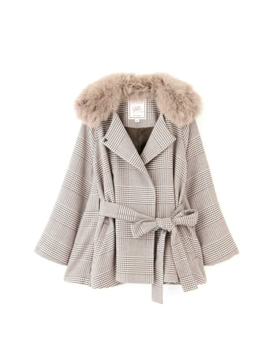 楽天市場】【SALE／50%OFF】クラシカルチェック&ヘリンボンコート JILL 