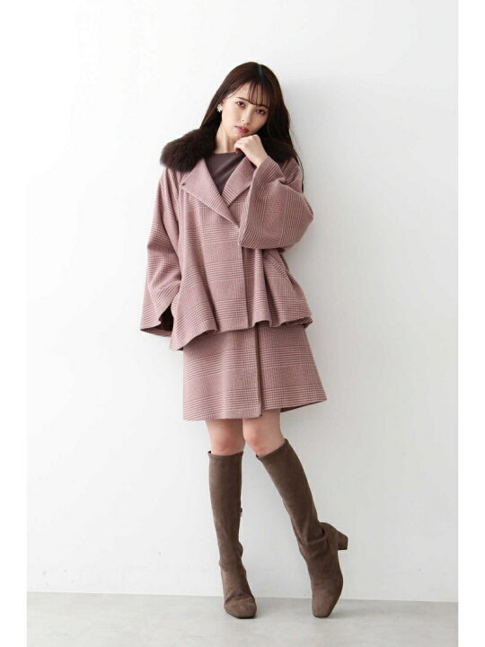 楽天市場】【SALE／50%OFF】クラシカルチェック&ヘリンボンコート JILL 