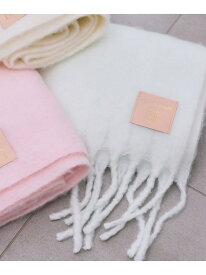 レザータグループヤーンフラッフィーストール/マフラー JILL by JILL STUART ジル バイ ジル スチュアート ファッション雑貨 スカーフ・バンダナ ブルー ホワイト ピンク グリーン【送料無料】[Rakuten Fashion]