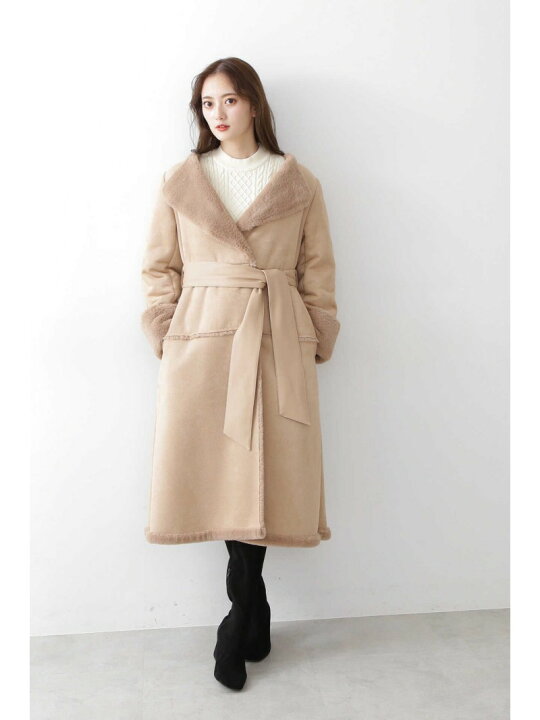 楽天市場】【SALE／50%OFF】◇レディフェイクムートンコート JILL by  