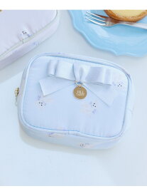 ＜BEARシリーズ＞スクエアポーチ JILL by JILL STUART ジル バイ ジル スチュアート 財布・ポーチ・ケース 財布 ピンク ブルー【送料無料】[Rakuten Fashion]