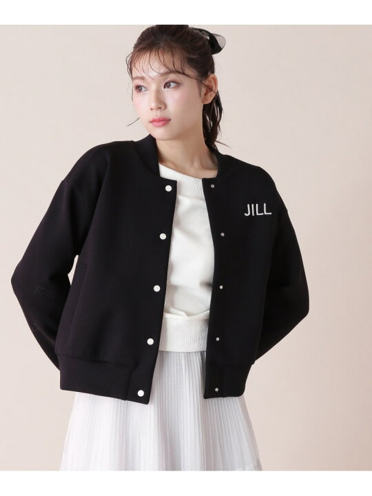 楽天市場】【SALE／40%OFF】バイカラーロゴシシュウスタジャン JILL by 