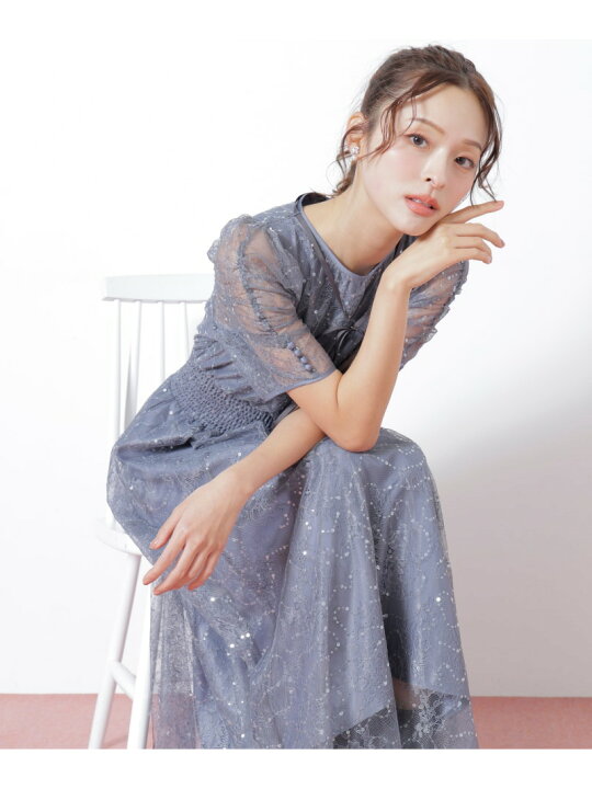 楽天市場】スパンコール付きレースワンピース JILL by JILL STUART 