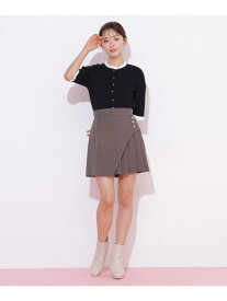 【SALE／55%OFF】ボタン付きサイトプリーツスカパン JILL by JILL STUART ジル バイ ジル スチュアート パンツ その他のパンツ ブラウン ベージュ グレー【RBA_E】【送料無料】[Rakuten Fashion]
