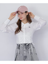 ドロストビスチェシャツ JILL by JILL STUART ジル バイ ジル スチュアート トップス シャツ・ブラウス ベージュ ホワイト ブルー【送料無料】[Rakuten Fashion]