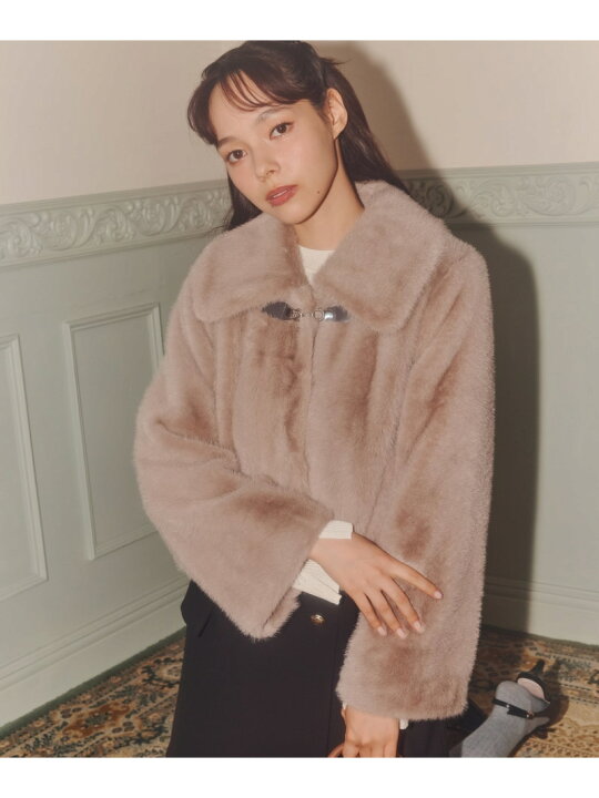 楽天市場】フェイクファーショートジャケット JILL by JILL STUART 