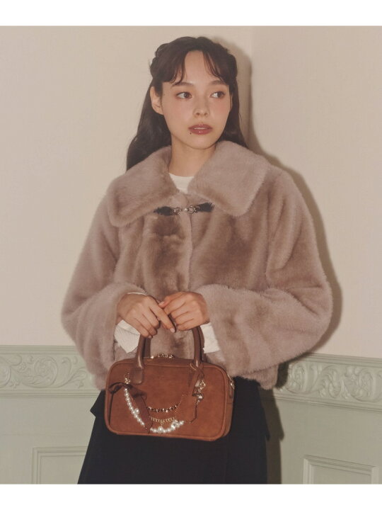 楽天市場】フェイクファーショートジャケット JILL by JILL STUART 