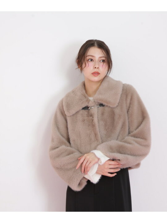 楽天市場】フェイクファーショートジャケット JILL by JILL STUART 