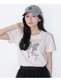 フォトジェニックリボンTシャツ JILL by JILL STUART ジル バイ ジル スチュアート トップス カットソー・Tシャツ ブルー ピンク ホワイト【送料無料】[Rakuten Fashion]