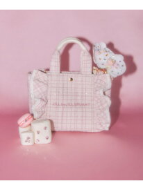 ＜フリルトートミニ＞ツイード JILL by JILL STUART ジル バイ ジル スチュアート バッグ その他のバッグ イエロー ピンク ブルー ホワイト ブラック【先行予約】*【送料無料】[Rakuten Fashion]