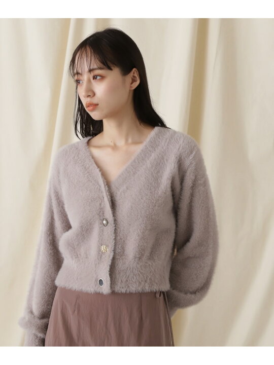 楽天市場】ビジューボタンシャギーカーデ JILL by JILL STUART ジル 