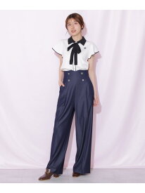 ビスチェディテールワイドパンツ JILL by JILL STUART ジル バイ ジル スチュアート パンツ その他のパンツ グレー ネイビー【送料無料】[Rakuten Fashion]