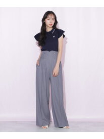 ビスチェディテールワイドパンツ JILL by JILL STUART ジル バイ ジル スチュアート パンツ その他のパンツ グレー ネイビー【送料無料】[Rakuten Fashion]