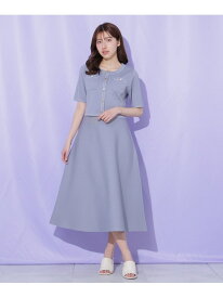 【SALE／30%OFF】ニットジャケットセットアップ JILL by JILL STUART ジル バイ ジル スチュアート ワンピース・ドレス ワンピース ネイビー ピンク ブルー【RBA_E】【送料無料】[Rakuten Fashion]