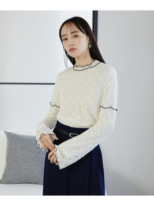 楽天市場】【SALE／50%OFF】ストレッチレースメローカットトップス  