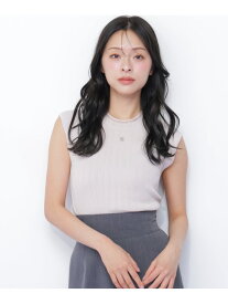 シアートリムボトルネックノースリーブニット JILL by JILL STUART ジル バイ ジル スチュアート トップス ニット ホワイト ピンク ブラック【送料無料】[Rakuten Fashion]