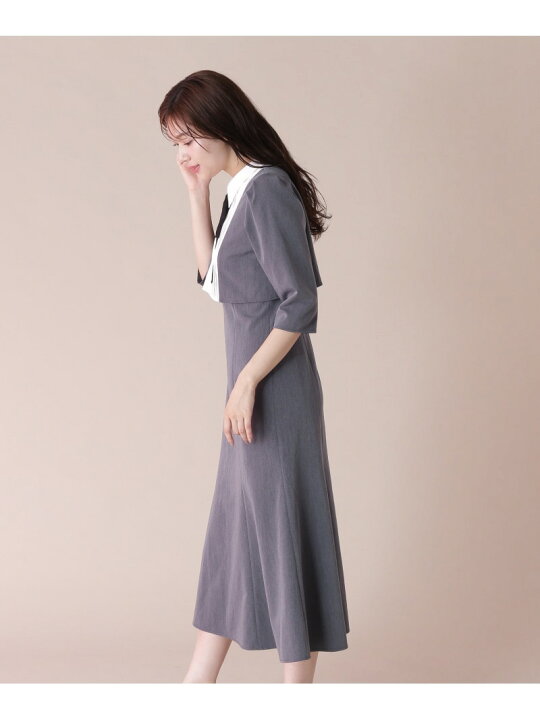 楽天市場】【SALE／30%OFF】レイヤード風襟付きワンピース JILL by 