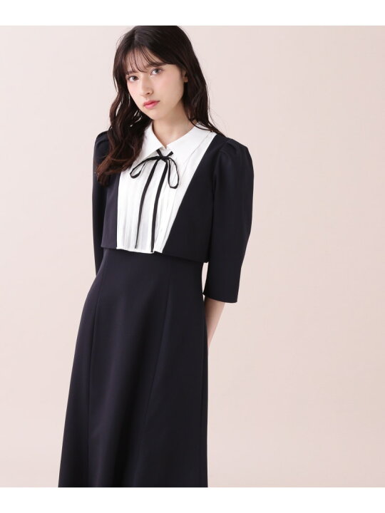 楽天市場】【SALE／30%OFF】レイヤード風襟付きワンピース JILL by 