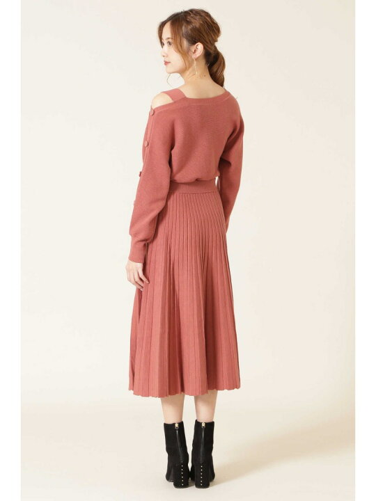 楽天市場】【SALE／50%OFF】◇ボタンショルダーフレアワンピース JILL 