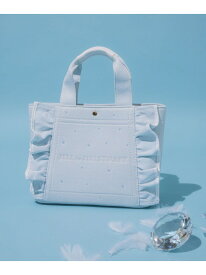 ビジューフリルトート JILL by JILL STUART ジル バイ ジル スチュアート バッグ その他のバッグ ホワイト ピンク ブルー ブラック【送料無料】[Rakuten Fashion]